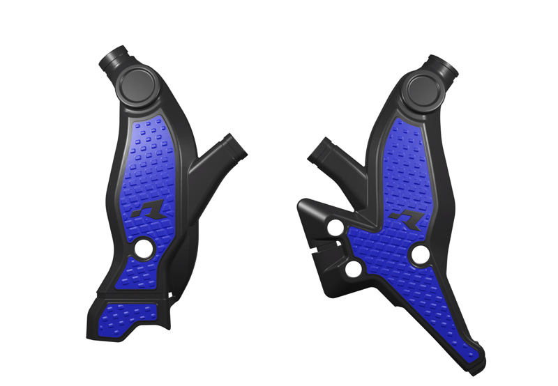 GRIPPY FRAME GUARD YAMAHA T7 19-24 BLUE, R-TECH R-PRTT7NRBL24 image 1