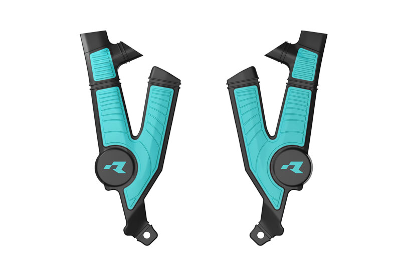GRIPPY FRAME GUARD TALARIA BLACK R-TECH R-PRTTALNRVA4 AQUAMARINE GREEN image 1