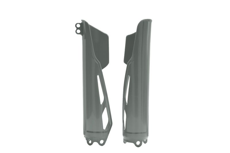 LOWER FORK GUARDS CRF-R/CRF-RX/CRF-X 19-25, QUANTUM GREY, RTECH R-PSCRFGR0019 image 1