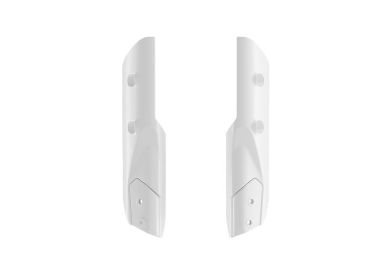 FORK GUARDS KOVE 800 RALLY WHITE RACETECH R-PSKOVBN0025 image 1