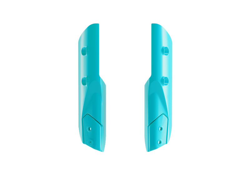 FORK GUARDS KOVE 800 RALLY AQUAMARINE GREEN R-TECH R-PSKOVVA0025 image 1