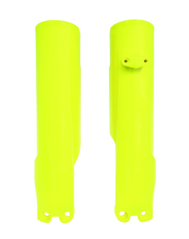 LOWER FORK GUARDS 2023-2024 KTM SX/SX-F, HUSKY FC/TC, HSQ LEMON YELLOW, RTECH R-PSKTMGQ0023 image 1