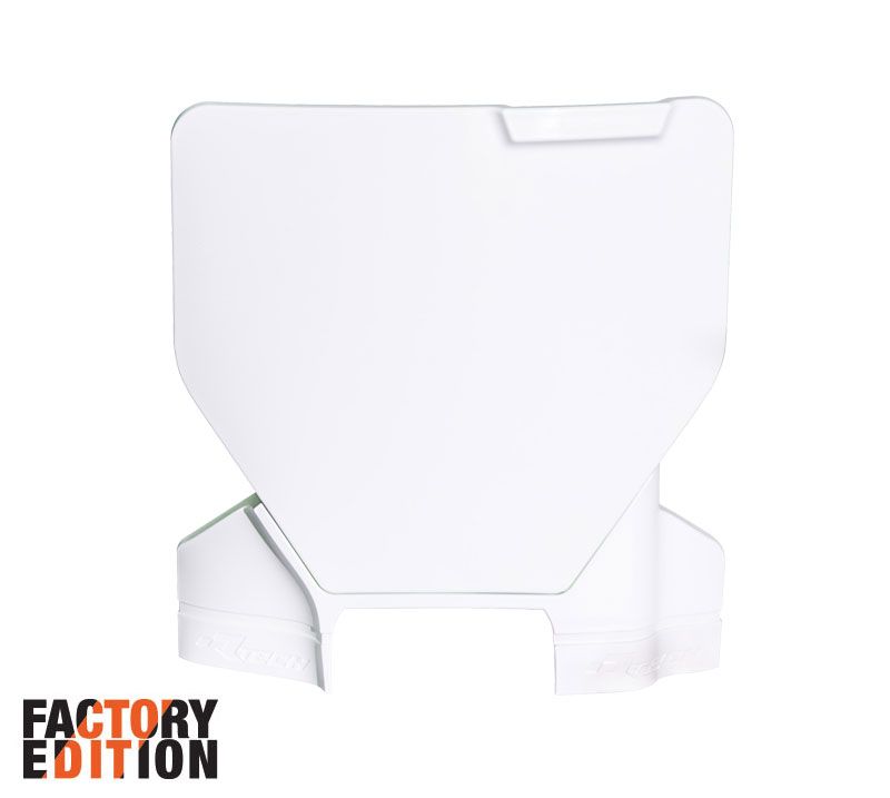FACTORY FRONT PLATE 2023-2025 HUSKY TC/FC, WHITE, RTECH R-TBHSQBN0093 image 1