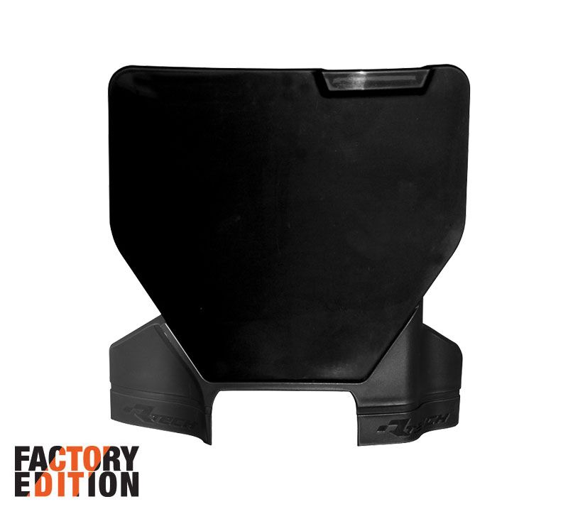 FACTORY FRONT PLATE 2023-2025 HUSKY TC/FC, BLACK, RTECH R-TBHSQNR0093 image 1