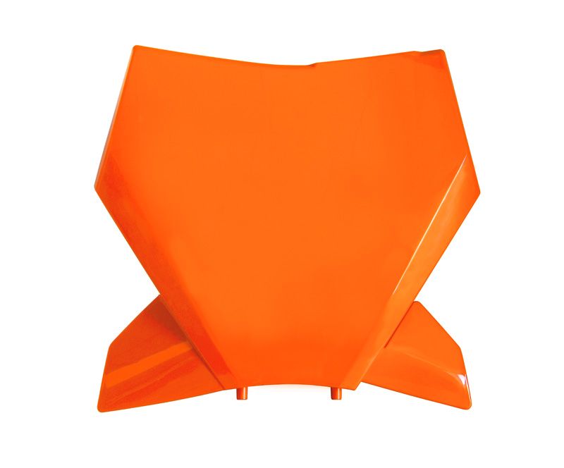 FRONT NUMBER PLATE 2023-2025 SX/SX-F KTM ORANGE, RTECH R-TBKTMAR0023 image 1