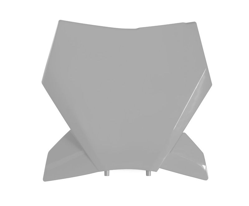 FRONT NUMBER PLATE 2023-2025 SX/SX-F KTM QUANTUM GREY, RTECH R-TBKTMGR0023 image 1
