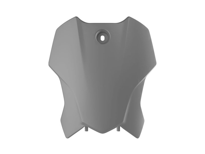 FRONT PLATE TRIUMPH TF 250 450 R-TECH R-TBTRIGR0025 GREY image 1