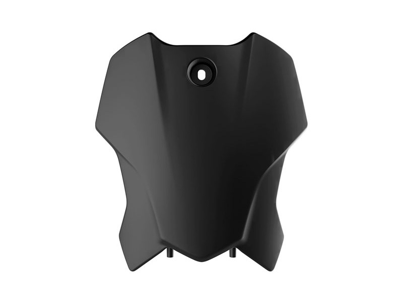FRONT PLATE TRIUMPH TF 250 450 R-TECH R-TBTRINR0025 BLACK image 1