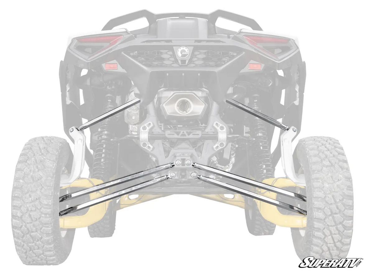 CANAM MAVERICK R BILLET ALUMIUM HEX RADIUS ROD ARMS, SUPERATV RA-CA-MAVR-HEX image 1