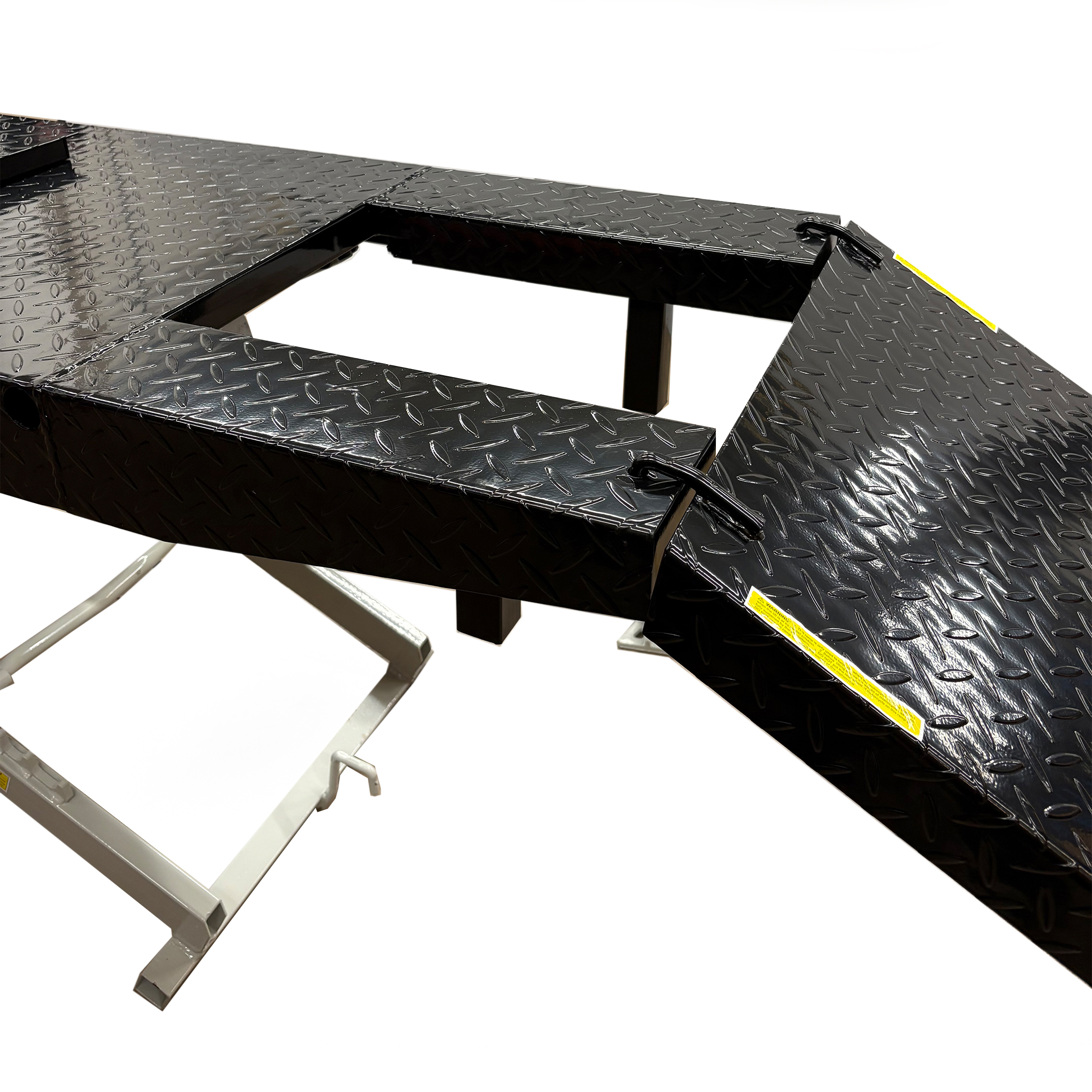 HEAVY DUTY 700KG MOTORCYCLE AND ATV WORKSHOP AIR LIFT WITH REMOVABLE SIDE EXTENSIONS thumbnail 7