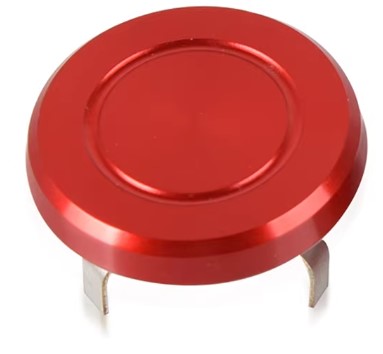 STEERING STEM NUT CAP RED HONDA CRF 150 250 450 R CRF 250 450 X CRF 450 RX image 1