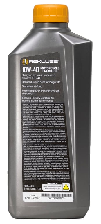 FACTORY FORMULATED OIL 10W/40 4T ENGINE REKLUSE RMS-1099001 thumbnail 2
