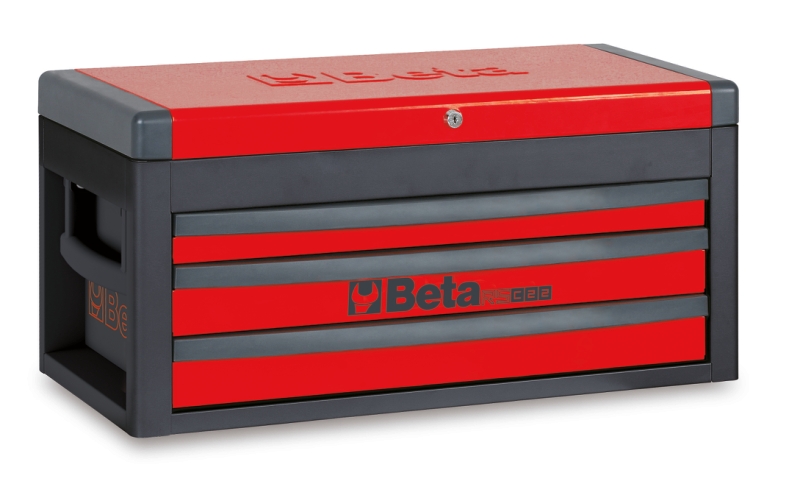 Portable Tool Chest with 3 Drawers and Ball Bearing Slides - Beta Tools RSC22-A thumbnail 3