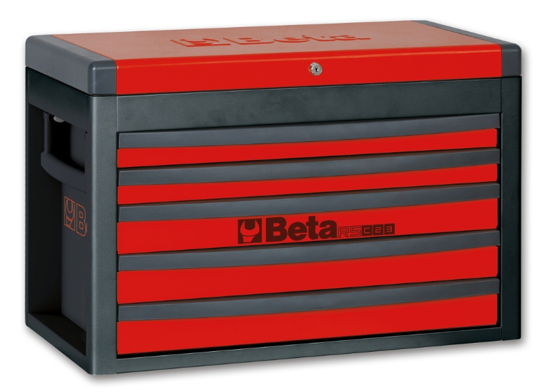 Portable Tool Chest with 5 Drawers and Centralized Lock - Beta Tools RSC23-O thumbnail 6