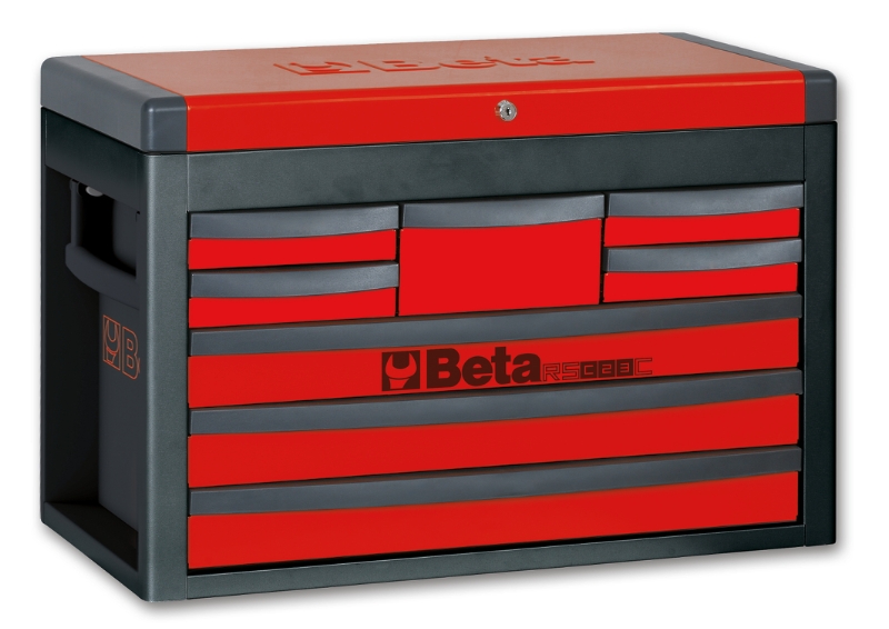 Portable Tool Chest with 8 Drawers and Centralized Lock - Beta Tools RSC23C-A thumbnail 2