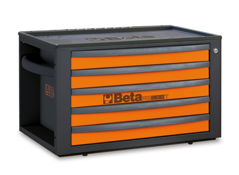 Portable Tool Chest with 5 Drawers and Centralized Lock - Beta Tools RSC23T-O image 1