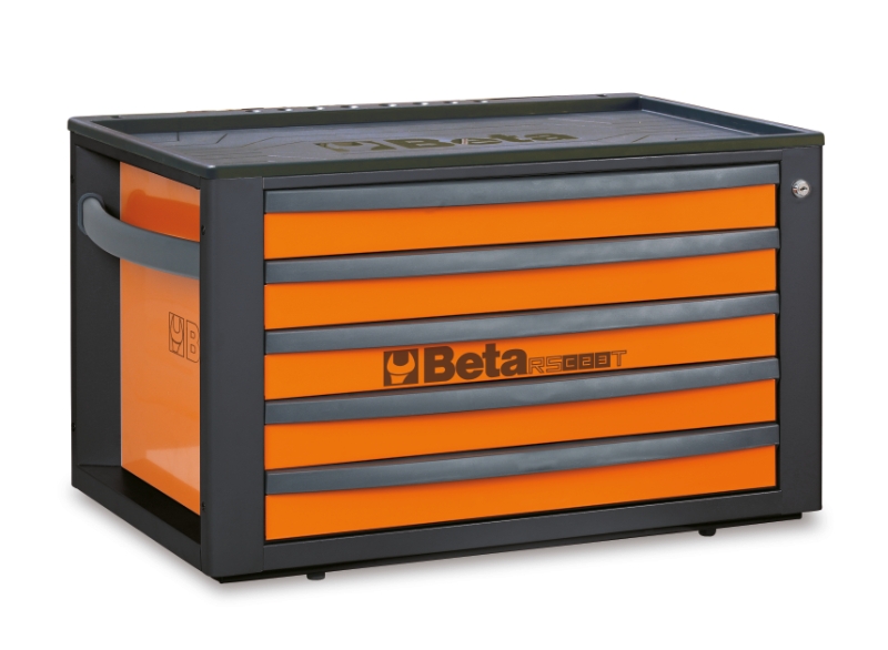 Portable Tool Chest with 5 Drawers and Centralized Lock - Beta Tools RSC23T-O thumbnail 6