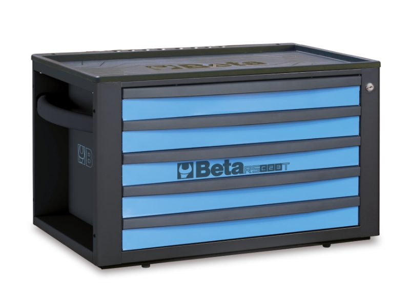 Portable Tool Chest with 5 Drawers and Centralized Lock - Beta Tools RSC23T-O thumbnail 8