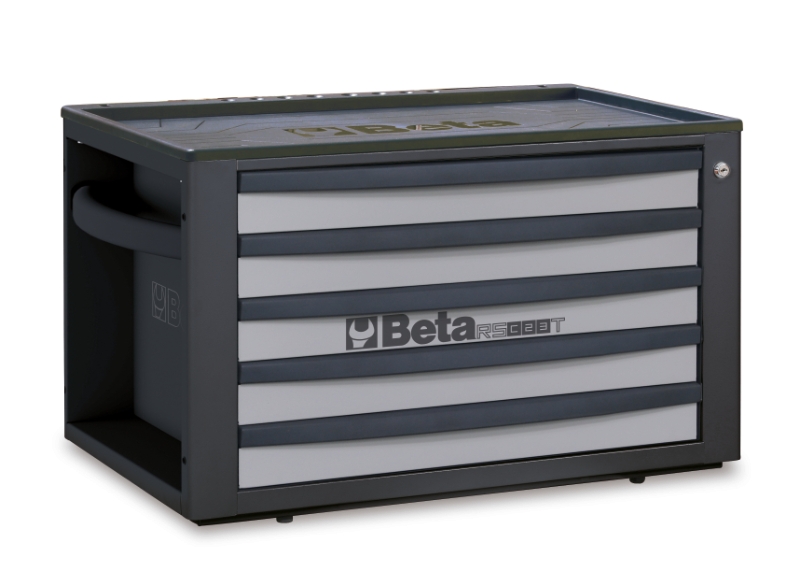 Portable Tool Chest with 5 Drawers and Centralized Lock - Beta Tools RSC23T-O thumbnail 2