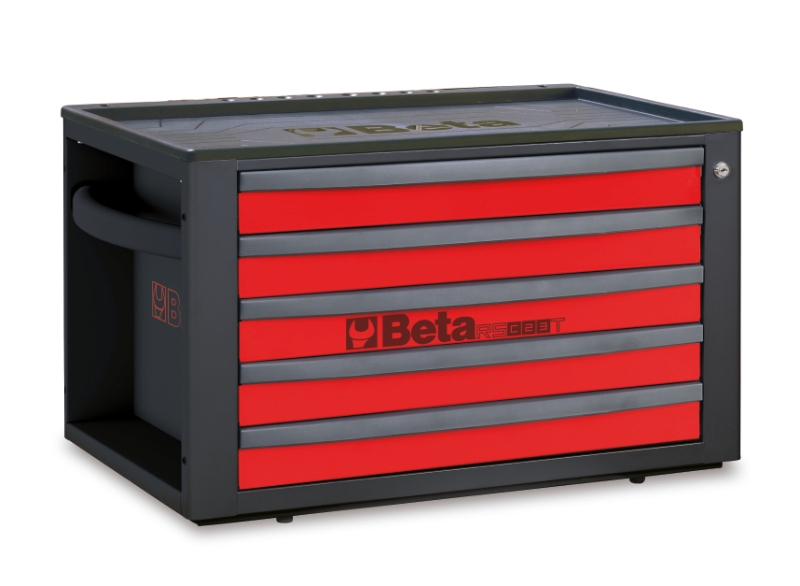 Portable Tool Chest with 5 Drawers and Centralized Lock - Beta Tools RSC23T-O thumbnail 3
