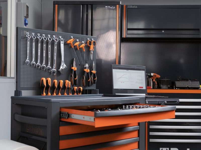 Mobile Roller Cab 6 Drawers Reinforced Worktop 800kg Capacity - Beta Tools RSC24/6-FO thumbnail 10