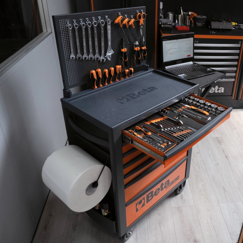 Mobile Roller Cab 7 Drawers Reinforced Worktop 800kg Capacity - Beta Tools RSC24/7-B thumbnail 13