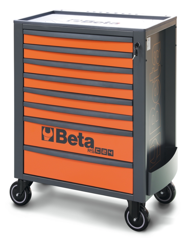 Mobile Roller Cab 8 Drawers Reinforced Worktop 800kg Capacity - Beta Tools RSC24/8-N thumbnail 8