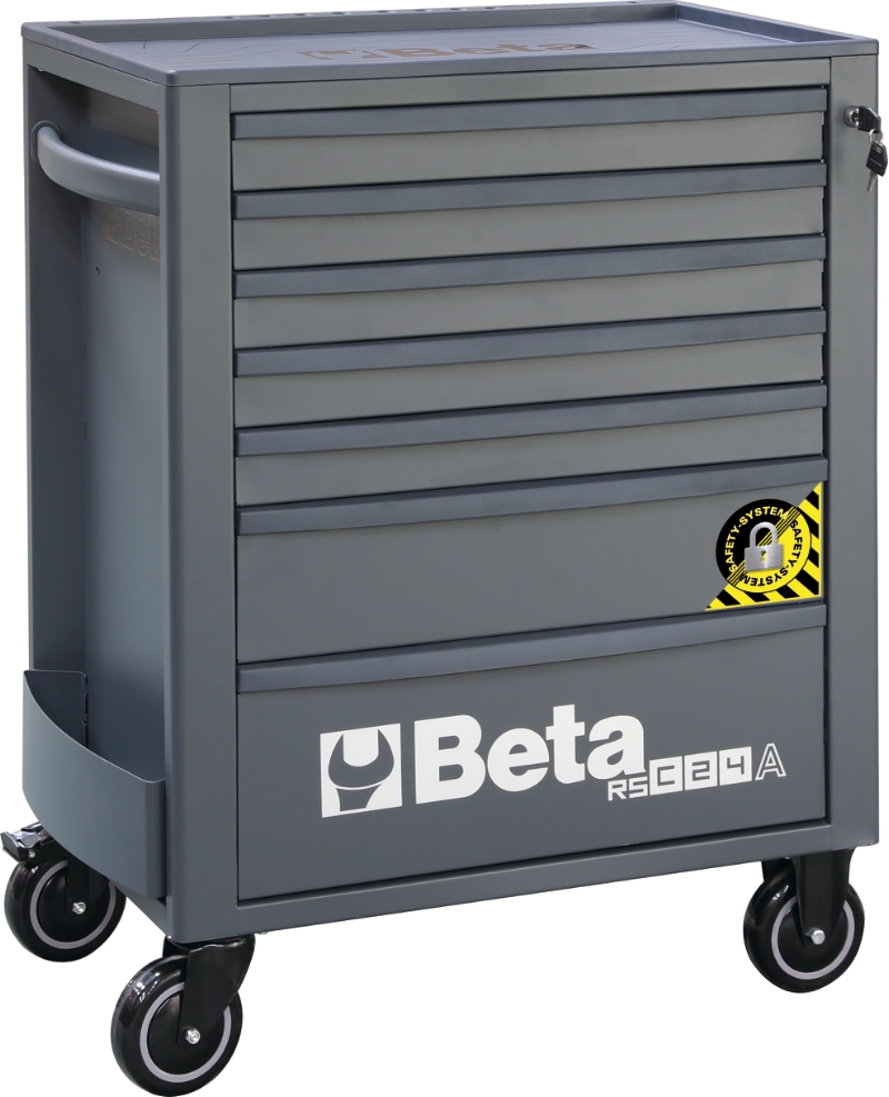 Mobile Roller Cab 7 Drawers Anti-Tilt System Reinforced Worktop 800kg Capacity - Beta Tools RSC24A/7-A thumbnail 10