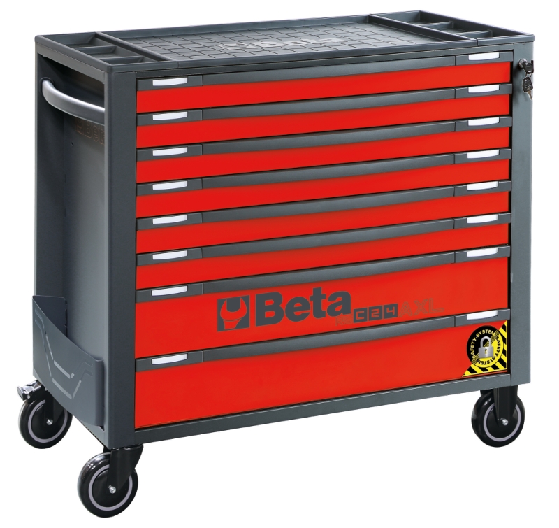 Mobile Roller Cab 8 Drawers Anti-Tilt System Long Model 1000kg Capacity - Beta Tools RSC24AXL/8-R thumbnail 5