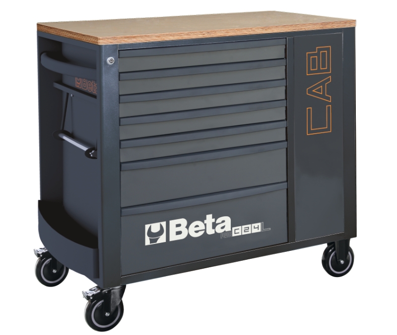 Mobile Roller Cab 7 Drawers Tool Cabinet 1100kg Capacity - Beta Tools RSC24L-CAB/O thumbnail 2