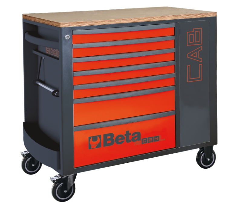 Mobile Roller Cab 7 Drawers Tool Cabinet 1100kg Capacity - Beta Tools RSC24L-CAB/O thumbnail 7