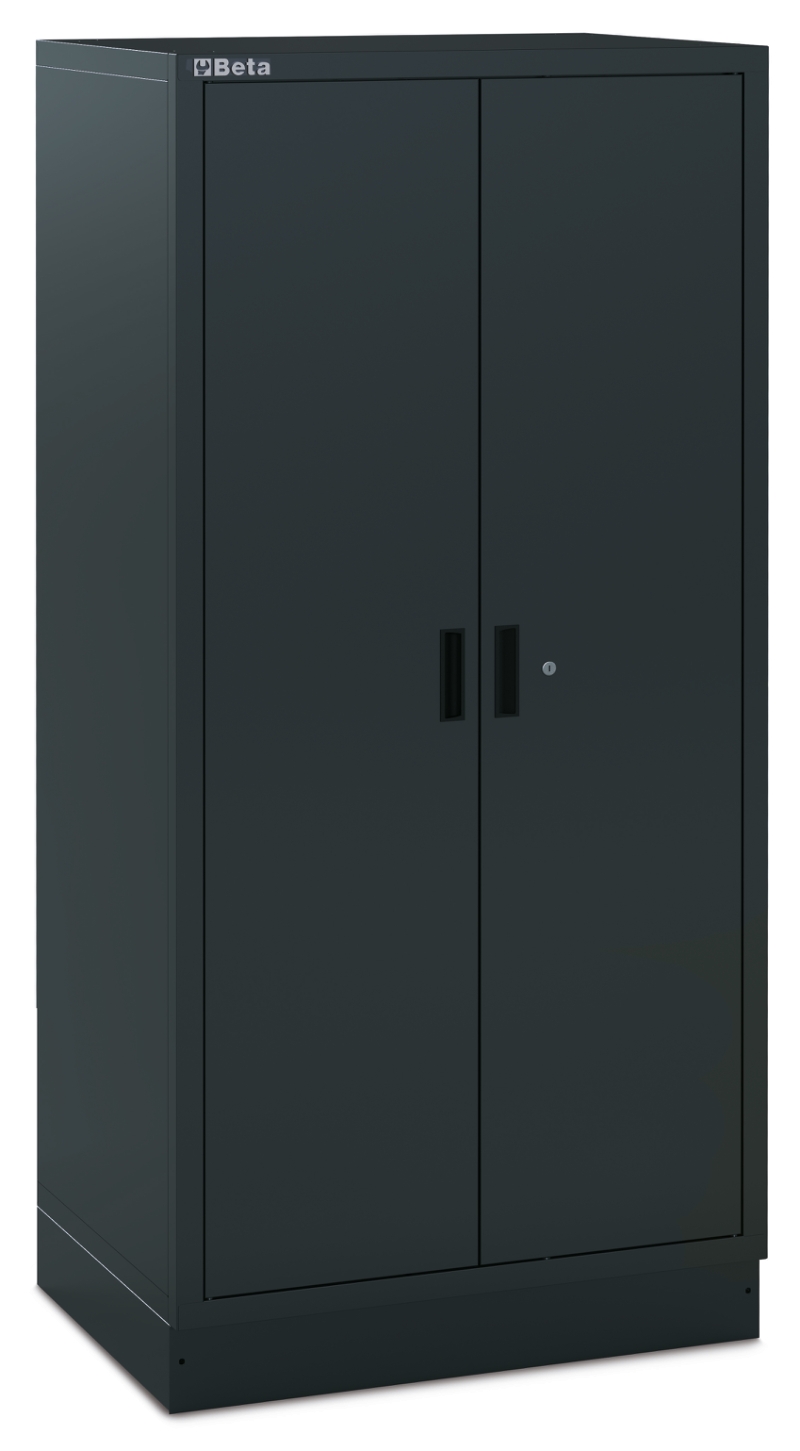 Sheet Metal Two-Door Tool Cabinet for RSC50, 910x615mm Interior, 4 Adjustable Shelves, Lock, Adjustable Feet - BetaRSC50 RSC50 A2 image 1