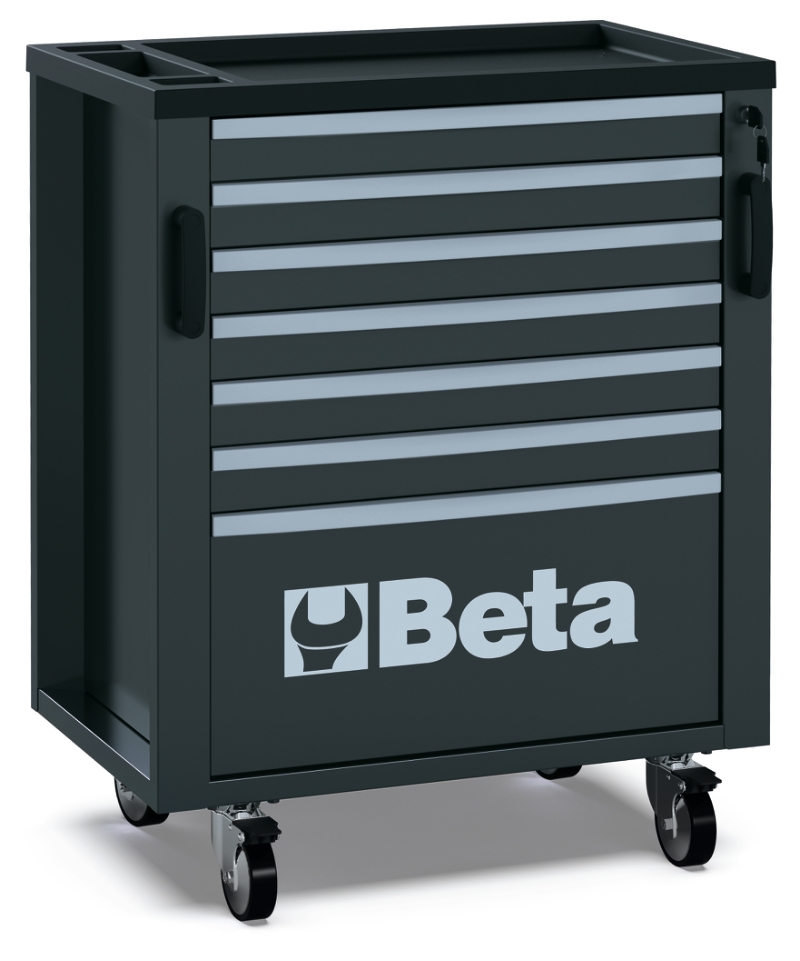 Mobile Roller Cabinet with 7 Drawers for RSC50, 588x367mm, Swivel Castors, Central Lock - BetaRSC50 RSC50 C7 image 1