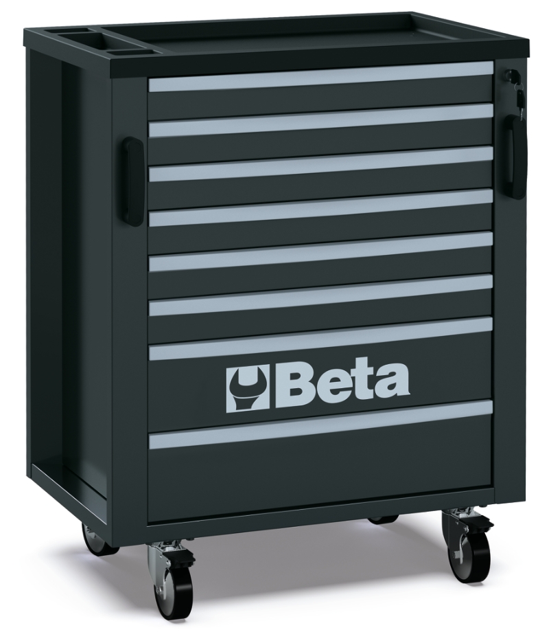 Mobile Roller Cabinet with 8 Drawers for RSC50, 588x367mm, Swivel Castors, Central Lock - BetaRSC50 RSC50 C8 image 1