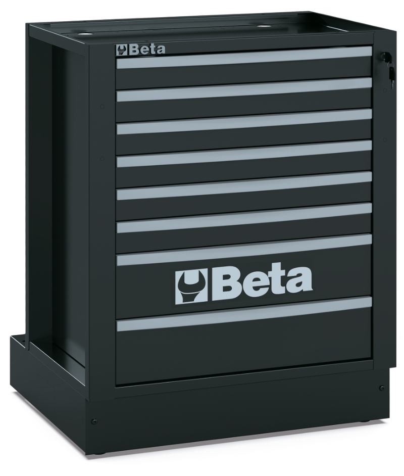 Fixed Module with 8 Drawers for RSC50, 588x367mm, Central Lock, Adjustable Feet - BetaRSC50 RSC50 M8 image 1