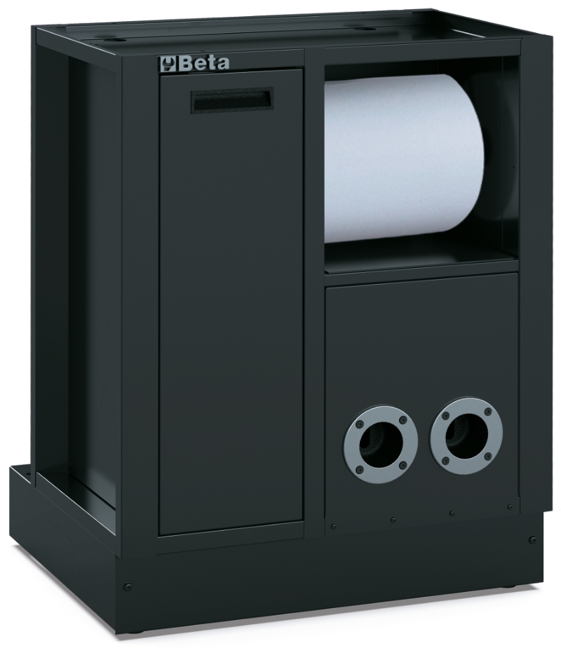 FIXED SERVICE MODULE BETA RSC50 MS-2AVV EMPTY TWO REELS WASTE BIN PAPER ROLL ADJUSTABLE FEET image 1