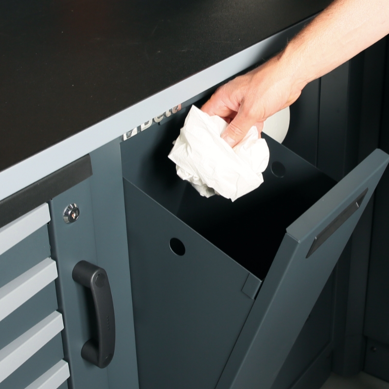 Fixed Service Module for RSC50 with Waste Bin, Paper Roll Compartment, 2 Drawers 310x370mm, Adjustable Feet - BetaRSC50 RSC50 MS-2C thumbnail 3