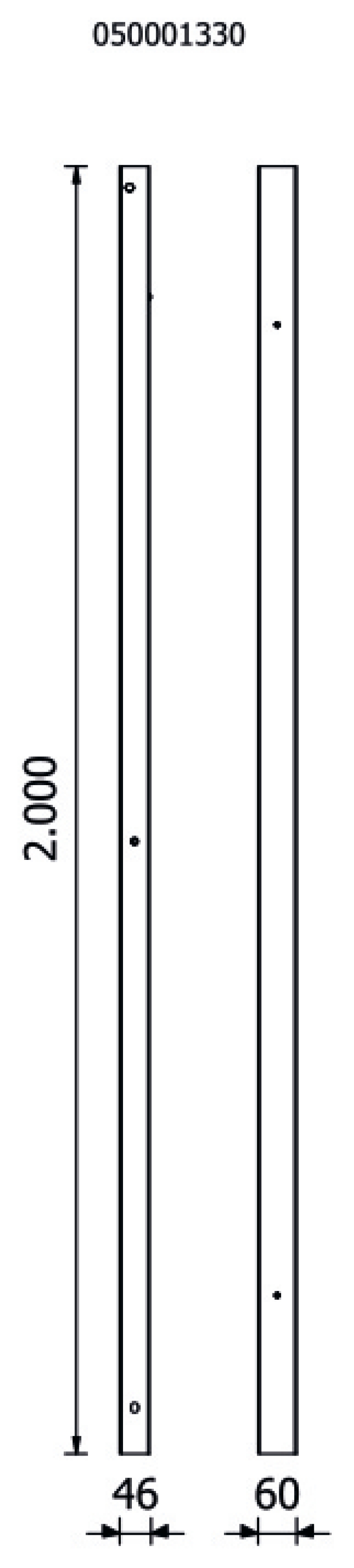 Pair of Right/Left Uprights for RSC50 - BetaRSC50 RSC50 P/2MDX-SX thumbnail 3