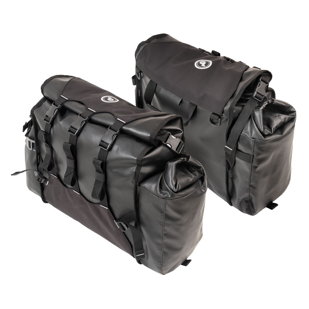 Round The World Panniers 90L - Black - Giant Loop RTW23-B image 1