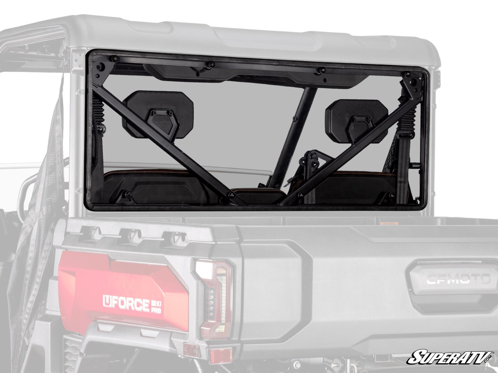 REAR WINDSCREEN POLYCARBONATE CF MOTO UFORCE U10 PRO WINDSHIELD image 1