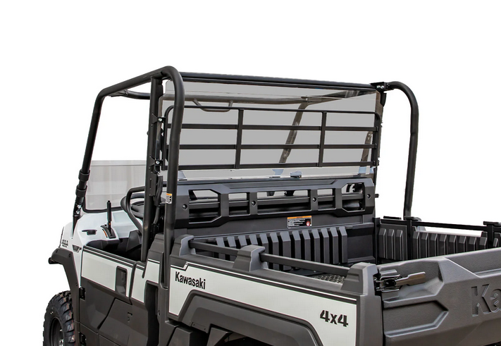 REAR WINDSCREEN POLYCARBONATE KAWASAKI MULE PRO FX UTV, WINDSHIELD image 1