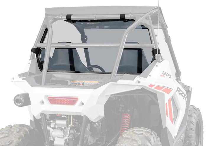 REAR WINDSCREEN POLYCARBONATE POLARIS RZR 200 UTV, WINDSHIELD image 1