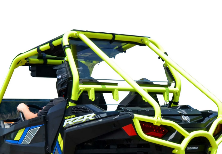 REAR WINDSCREEN POLYCARBONATE POLARIS RZR 900 1000 UTV, WINDSHIELD image 1