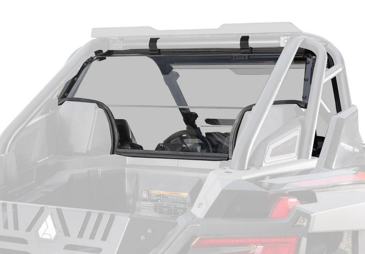 REAR WINDSCREEN POLYCARBONATE POLARIS RZR PRO XP UTV, WINDSHIELD image 1