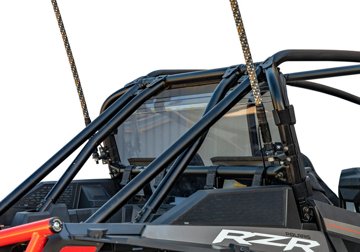 REAR WINDSCREEN POLYCARBONATE POLARIS RZR XP TURBO S UTV, WINDSHIELD image 1