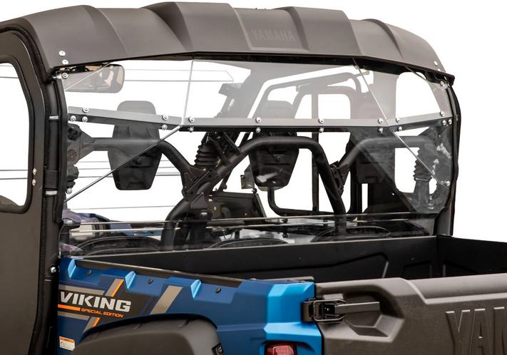 REAR WINDSCREEN POLYCARBONATE YAMAHA VIKING UTV, WINDSHIELD image 1