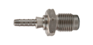 M10 x 1.00 MALE STRAIGHT DUAL SEAT CONVEX & CONCAVE 600-03 CRIMP FITTING GOODRIDGE S445-0131Z1 image 1