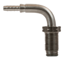 M10 x 1.00 MALE 90 BEND DUAL SEAT CONVEX & CONCAVE 600-03 CRIMP FITTING GOODRIDGE S445-9031Z1 image 1
