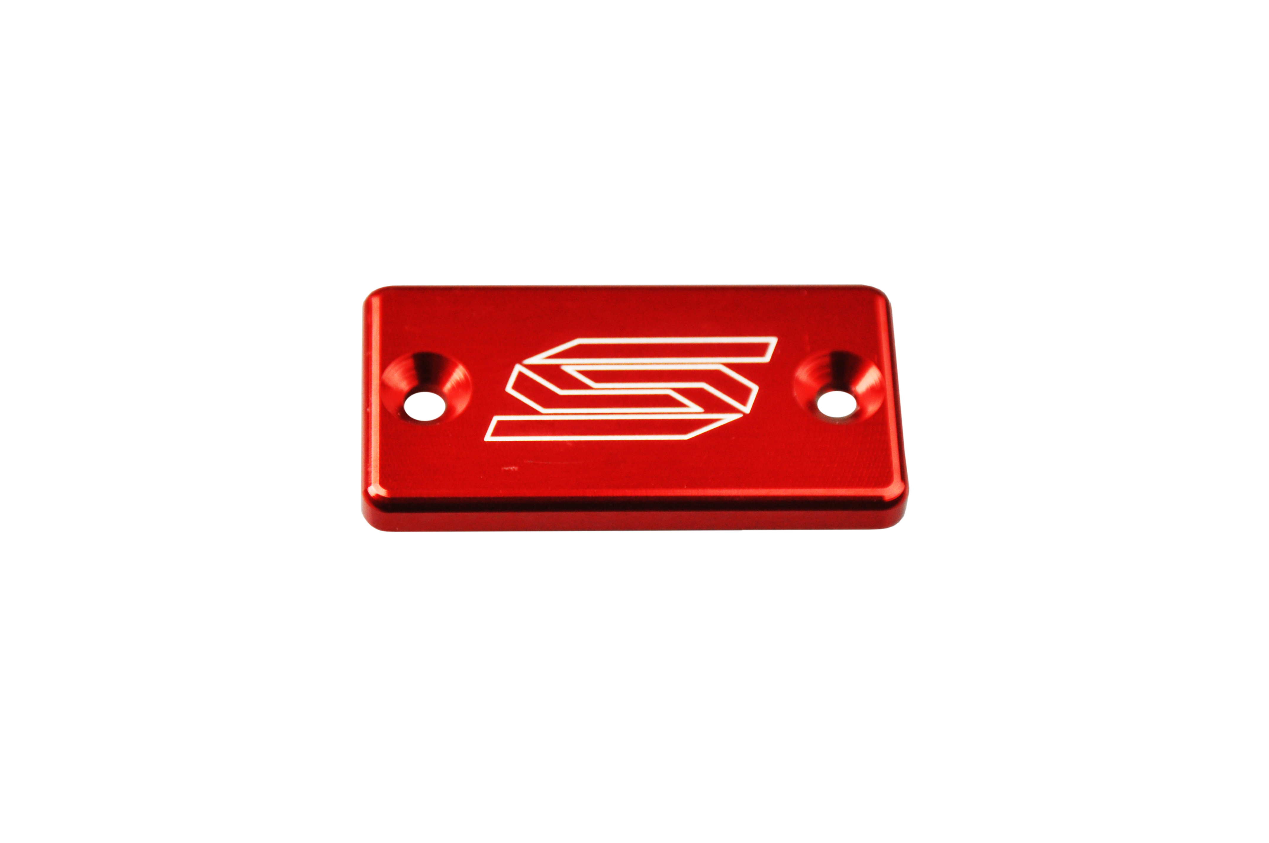 FRONT BRAKE RESERVOIR COVER RED 93-26 KAWASAKI SUZUKI YAMAHA KX KLX RM RM-Z RMX YZ WR SCAR 1801