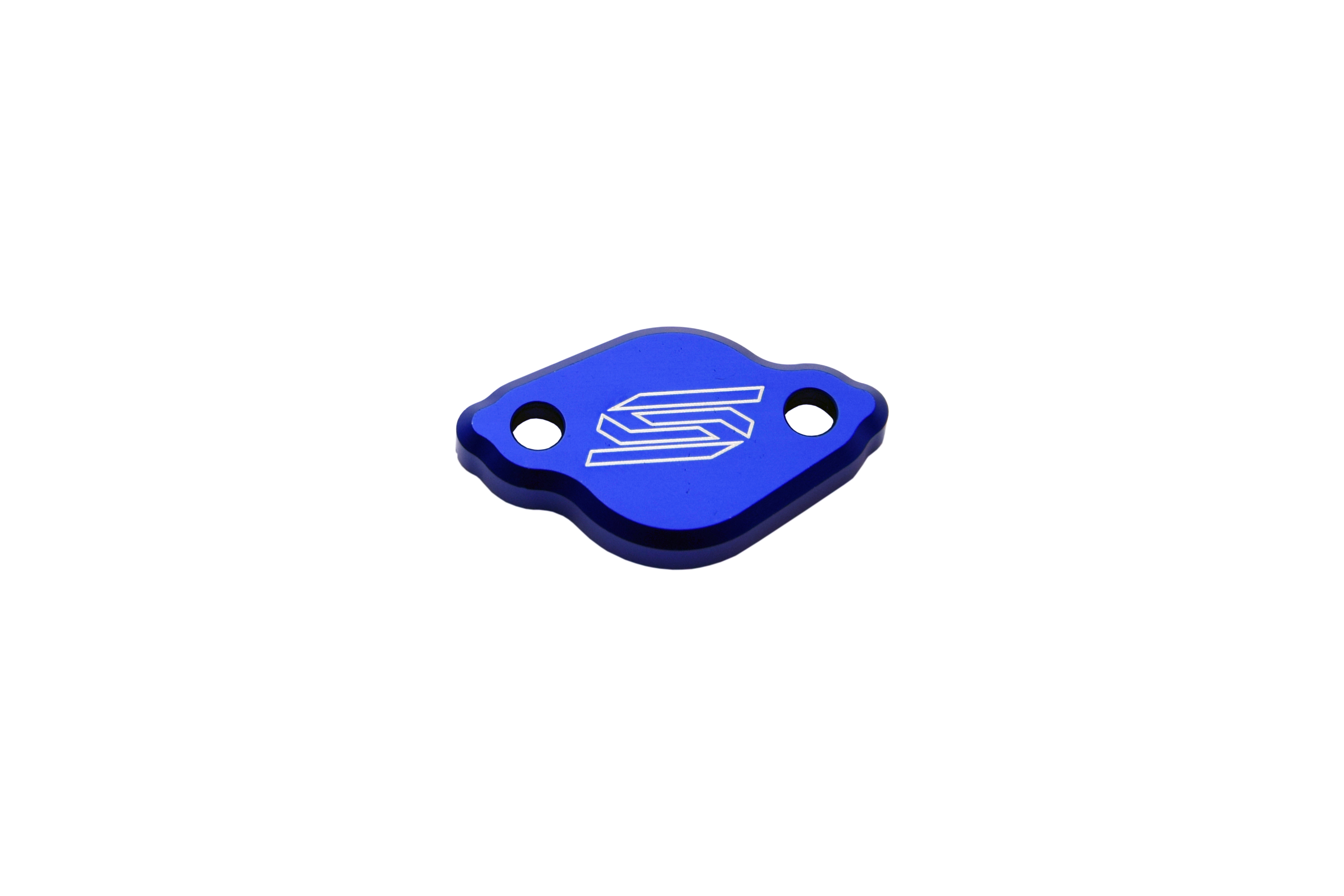 REAR BRAKE RESERVOIR COVER BLUE 03-26 FANTIC TM YAMAHA XE XX EN MX YZ WR XT 65 125 250 450 SCAR 1901